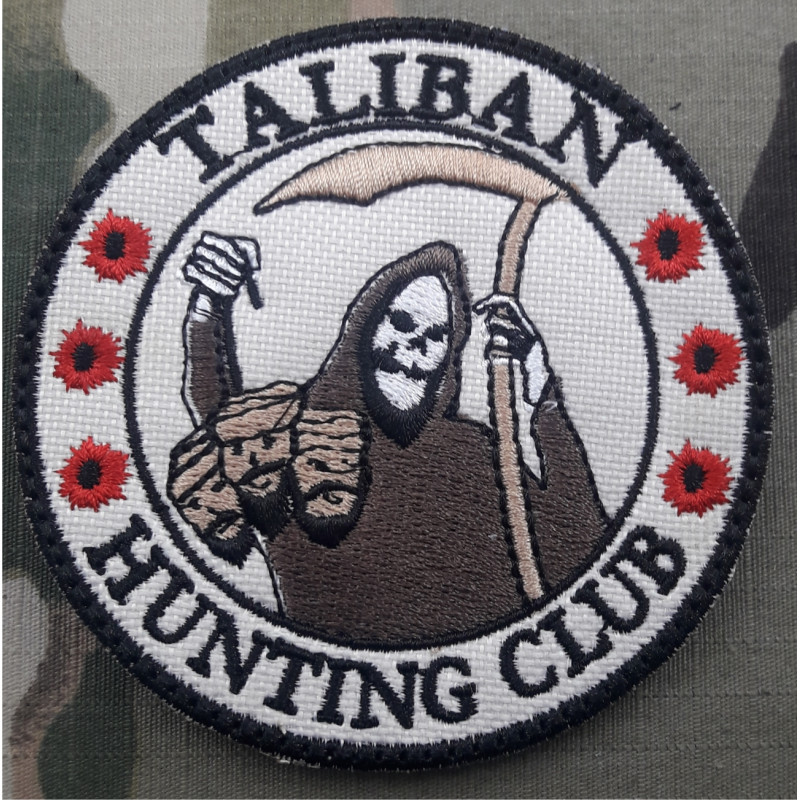 PATCH TALIBAN HUNTING COLOR VELCRO 80mm