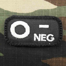 PATCH ID BLOOD TYPE O-NEG...