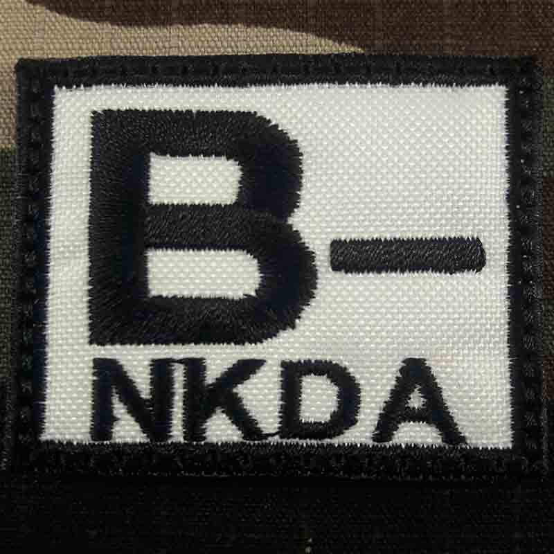 JTG NKDA PVC Patch (Glow In The Dark