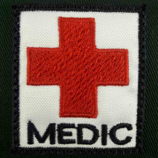 PATCH CROSS RED MEDIC...