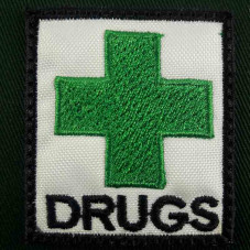 PATCH  CROSS GREEN  DRUGS...