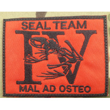 PATCH SEAL TEAM IV RED...